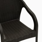 Набор садовой мебели: 2 кресла + стол, темно-коричневый - Фото 7