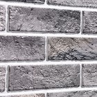 Стеновая панель ПВХ «Кирпич Бисмарк», 485×960 мм, цвет серый - Фото 3