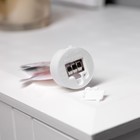 УЦЕНКА Картинка световая на подставке "Снеговик" 11 см, 1 LED, AG13x3, Т/БЕЛЫЙ - Фото 3