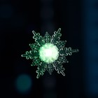 УЦЕНКА Светодиодная игрушка на липучке «Снежинка» 11 см, батарейки LR44х3, свечение мульти - Фото 2