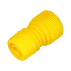 Муфта переходная, для шлангов 1/2" (12 мм) – 3/4" (19 мм), цанговое соединение, ABS-пластик, жёлтая, Greengo - Фото 2