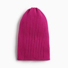 Шапка детская MINAKU р-р 52-56, цв. малиновый - фото 44005917