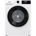 Стиральная машина Gorenje WNHPI60SCSIR, с баком, класс А, 1000 об/мин, до 6 кг, бело-чёрная - Фото 1