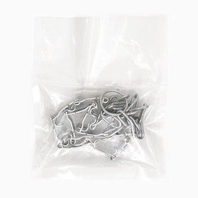 Строгий ошейник, 2.5 см, ОШ 50-65 см, пластинчатый, металл