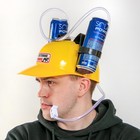 Каска «Для состояния нестояния», с отверстиями под банки - Фото 3