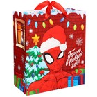 Пакет подарочный "Новый год" 23х18х11.5 см, Человек-паук - Фото 4