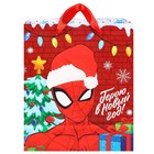 Новый год. Пакет подарочный, 23х18х11.5 см, упаковка, Человек-паук - Фото 5