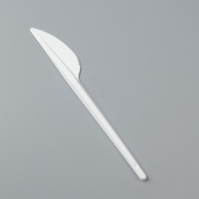 Нож одноразовый "Белый" 16,5 см