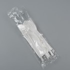 Набор биоразлагаемых приборов "Вилка, ложка, нож, зубочистка, салф. бум." 15 см - фото 24387105