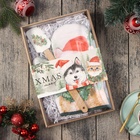 Набор новогодний подарочный «Доляна. Кошечка»: варежка-прихватка, лопатка силикон - Фото 3