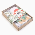 Набор новогодний подарочный «Доляна. Кошечка»: варежка-прихватка, лопатка силикон - фото 61902317