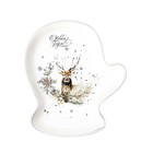 Блюдо сервировочное Доляна «Лесная сказка», 20×18×3 см, цвет белый - фото 24414184