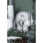 Блюдо сервировочное Доляна «Лесная сказка», 20×18×3 см, цвет белый - фото 24414187