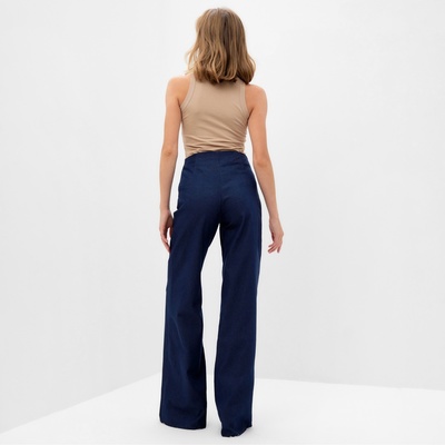 Джинсы женские клёш MINAKU: Jeans Collection, размер 50, синие