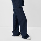Брюки женские MINAKU: Jeans Collection цвет синий, р-р 52 - Фото 3