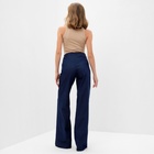 Джинсы женские клёш MINAKU: Jeans Collection, размер 52, синие - Фото 10