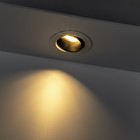 Свет-к встр-й, ARTIN, скрыт ламп круг 90х90х30мм монтаж отв-е 75х75мм GU5.3 Al белый 51429 9 - фото 22863536