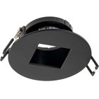 Свет-к встраив-й, ARTIN, круг 87х87х38мм монтажное отверстие 75х75мм GU5.3 Al черный 51432 9 - фото 22755490