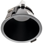 Свет-к встр-й, ARTIN, скрыт ламп круг 94х94х52мм монтаж отв 85х85мм GU5.3, пласт чер 51436 7 - фото 22755558