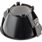 Свет-к встр-й, ARTIN, скрыт ламп круг 94х94х52мм монтаж отв 85х85мм GU5.3, пласт чер 51436 7 - фото 22755564