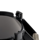 Свет-к встр-й, ARTIN, скрыт ламп круг 94х94х52мм монтаж отв 85х85мм GU5.3, пласт чер 51436 7 - фото 22755565