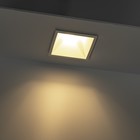 Свет-к встр-й, ARTIN, скрыт ламп квад 94х94х52мм монтаж отв 85х85мм GU5.3 пласт бел 51437 4, - фото 22755574