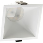 Свет-к встр-й, ARTIN, скрыт ламп квад 94х94х52мм монтаж отв 85х85мм GU5.3 пласт бел 51437 4, - фото 22755576