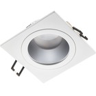 Свет-к встр, ARTIN, скрыт ламп квадр 93х93х35мм монтаж отверст 80х80мм GU5.3 Al бел 51417 6, - фото 22755763