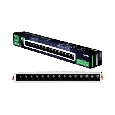 Светильник светодиодный встраиваемый Ritter ARTIN, 414×45×55 мм, LED, 30 Вт, 2400 Лм, 4200К, белый