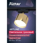 Светильник трек-й ARTLINE повор-й 85x55mm GX53 230В алюм 4м² золото 59860 6 Ritter - Фото 14