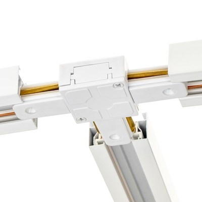 Коннектор для шинопровода, Т-образный, жёсткий, Ritter ARTLINE, белый