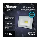 Прожектор светод серия PROFI, 230В, 10Вт, 6500К, 1000Лм, IP65, черн, гарантия 5 лет 53405 5 - фото 22863689 Прожектор светод серия PROFI, 230В, 10Вт, 6500К, 1000Лм, IP65, черн, гарантия 5 лет 53405 5 - фото 22863689