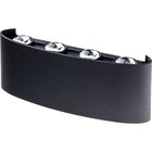 Светильник настенный накладной Duwi NUOVO 210x42x78мм 8Вт пластик 4200К IP 54 черный 8 лучей  990522 - фото 22863952