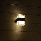 Светильник настенный накладной Duwi NUOVO 105x105x135мм 6Вт пластик 3000К IP 54 черный - фото 8874752