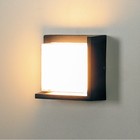 Светильник настенный накладной Duwi NUOVO 165x168x86мм 6Вт пластик 3000К IP 54 черный - фото 22864035