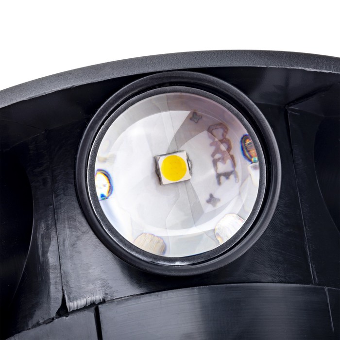 Светильник настенный накладной Duwi NUOVO 118x118x53мм 8Вт пластик 4200К IP 54 черный 6 лучей  99052 - фото 1890196168