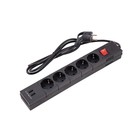 Сетевой фильтр 5 гнезд, 1,5м, с/з, со шторками, ПВС 3 IP0,75, 2USB, 2200Вт, 10А, черн, 32591 - фото 51357219 Сетевой фильтр 5 гнезд, 1,5м, с/з, со шторками, ПВС 3 IP0,75, 2USB, 2200Вт, 10А, черн, 32591 - фото 51357219