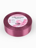 Лента атласная, 25 мм, 23±1 м, сливовая, №171 - Фото 4