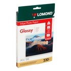 УЦЕНКА Фотобумага для струйной печати А5, 50 листов LOMOND, 230 г/м2, односторонняя, глянцевая - Фото 1
