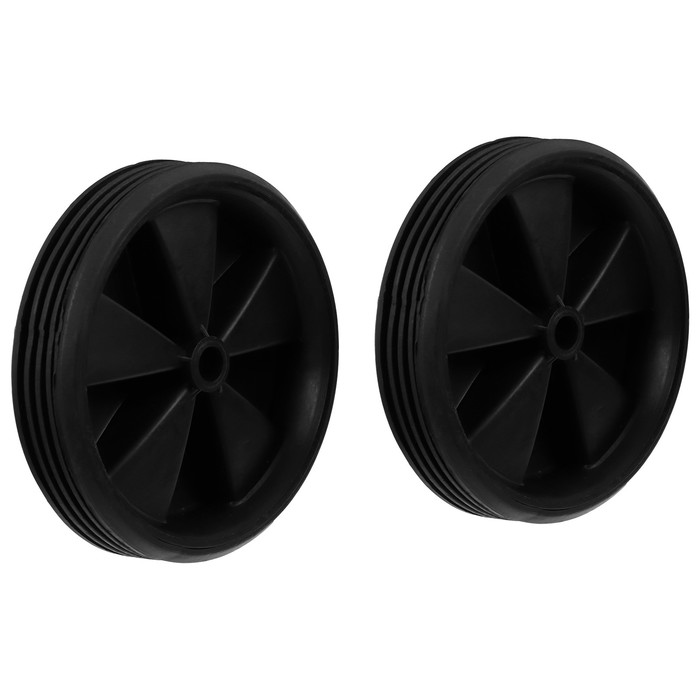 Дополнительные колеса без кронштейнов, цвет чёрный - Фото 1