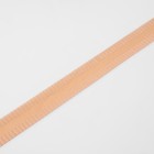 Лента для подгибания швов, термоклеевая, 25 мм, 100 см, цвет бежевый - Фото 2