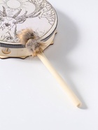 Шаманский бубен «Олень с ветвистыми рогами», музыкальный инструмент, с колотушкой, 5×25×25 см  (артикул 9529134)  большой выбор товаров оптом и в розницу по низким ценам с доставкой