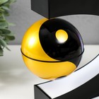 Левитирующий сувенир свет "Инь-ян" чёрный шар d=8,5 см 17,4х8,5х17,4 см - Фото 5