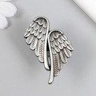 Ручка для шкатулки металл "Крылья ангела" состаренное серебро - фото 320073994