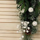 Искусственная ёлка настенная «Зимнее волшебство. Уютная сказка», 60 см, ПВХ ветки отгибаются - фото 6802696 Искусственная ёлка настенная «Зимнее волшебство. Уютная сказка», 60 см, ПВХ ветки отгибаются - фото 6802696