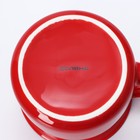 Кружка фарфоровая Доляна «Дракон», 380 мл, цвет красный - фото 25352154