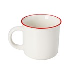 Кружка фарфоровая Доляна «Дракон», 380 мл, цвет белый - Фото 2
