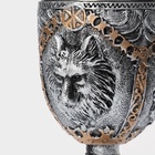 Бокал средневековый «Волк», 200 мл, 7.3×19 см, нержавеющая сталь, серый - Фото 11