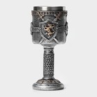 Бокал средневековый «Щит», 200 мл, нержавеющая сталь, серебристый - Фото 2