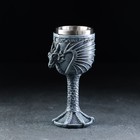 Бокал средневековый «Драконий камень», 200 мл, нержавеющая сталь, серый - Фото 1